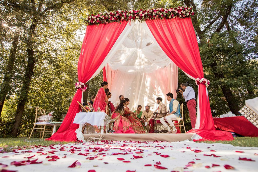 Hindu wedding in Italy 03 1024x683 - Gorgeous 3-day Indian Wedding celebrations in a Tuscan Villa