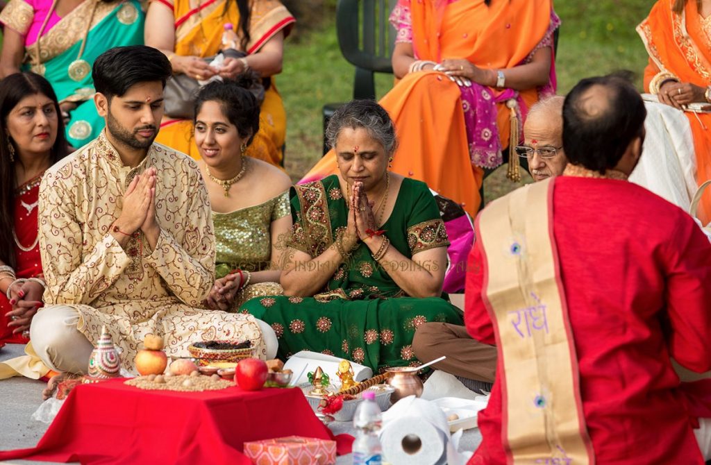 hindu pre wedding event ganesh puja 1024x670 - Hindu pre-wedding events in a Majestic villa in Tuscany