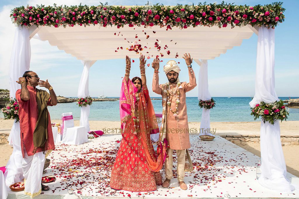 hindu wedding in apulien 23 1024x683 - Amazing Indian beach wedding in Apulien, Italy