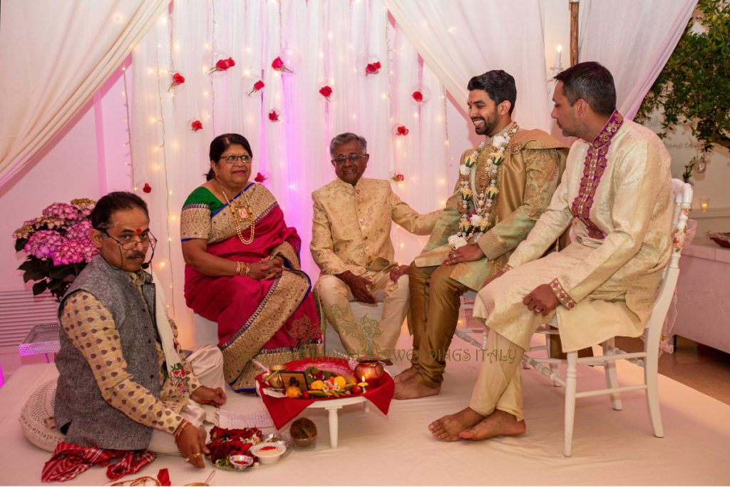 hindu wedding in Italy 22 1024x683 - Romantic Indian beach wedding in Paestum, Italy