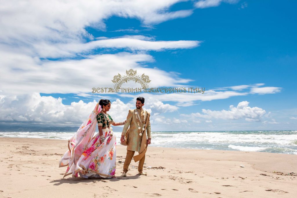 hindu wedding italy 28 1024x683 - Romantic Indian beach wedding in Paestum, Italy