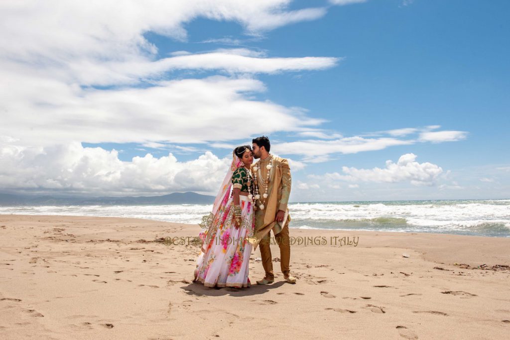 hindu wedding italy 30 1024x683 - Romantic Indian beach wedding in Paestum, Italy