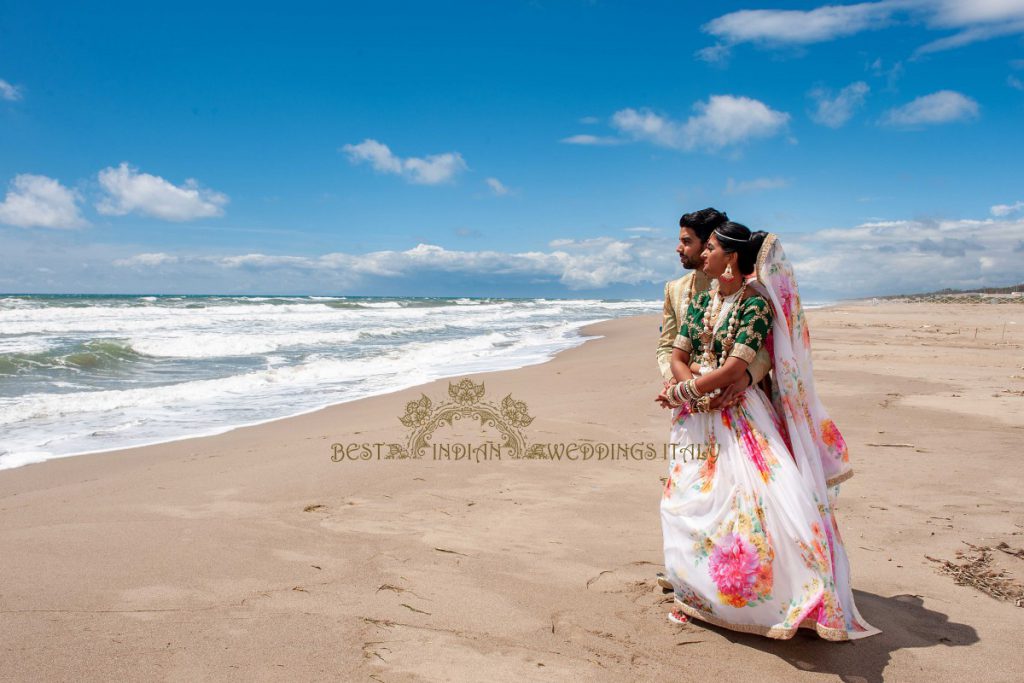 hindu wedding italy 31 1024x683 - Romantic Indian beach wedding in Paestum, Italy