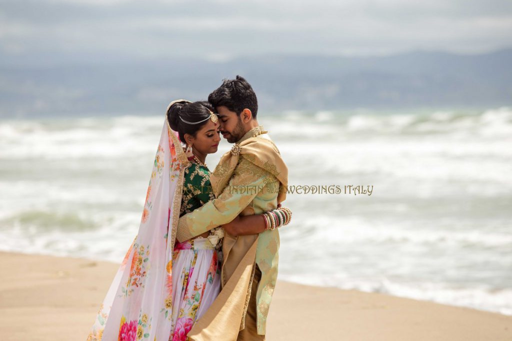 romantic indian beach wedding in italy 1024x683 - Romantic Indian beach wedding in Paestum, Italy