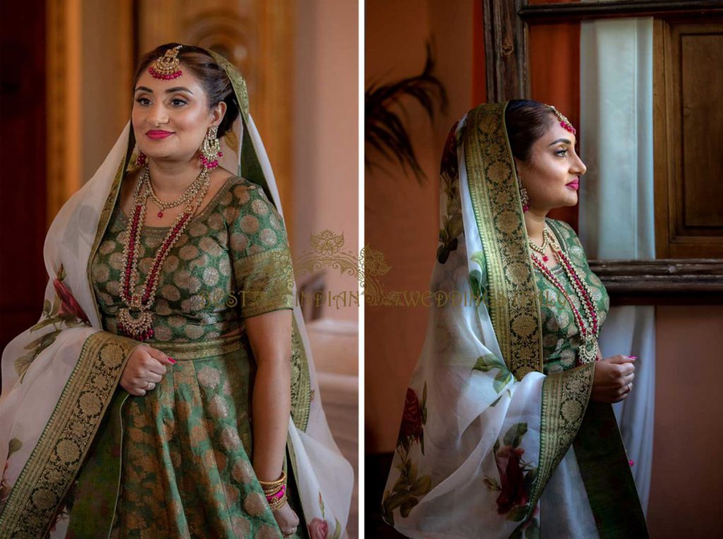 hindu wedding in Tuscany 04 1024x763 - Intimate Hindu wedding in Italy in white and green