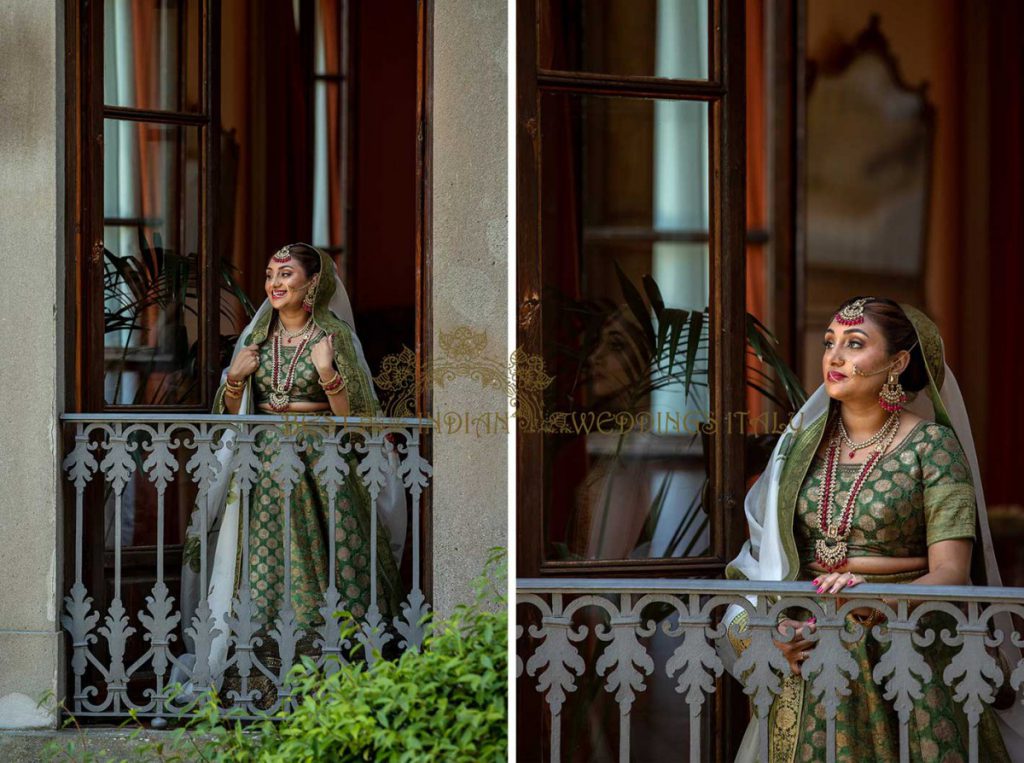 hindu wedding in Tuscany 06 1024x763 - Intimate Hindu wedding in Italy in white and green