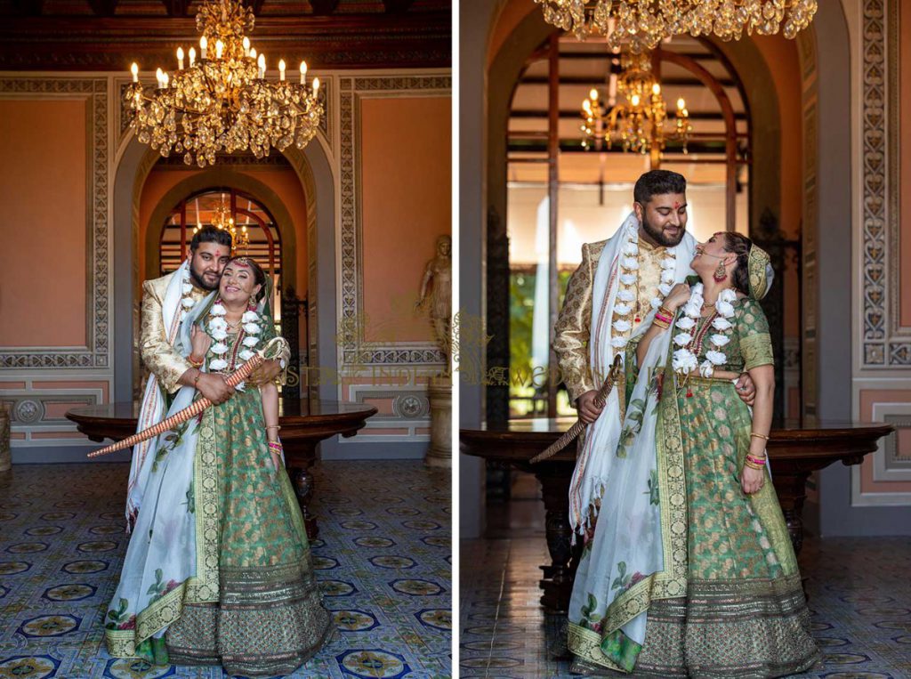 hindu wedding in Tuscany 24 1024x763 - Intimate Hindu wedding in Italy in white and green