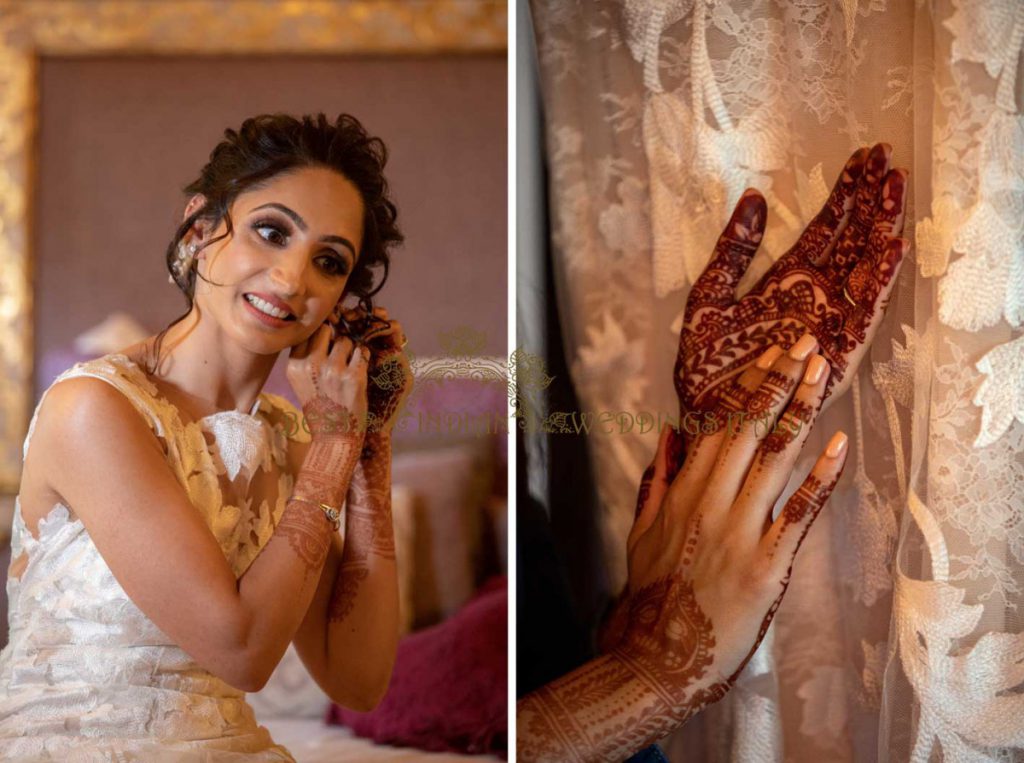 civil wedding italy bride getting ready 1024x763 - Glamorous legal wedding in Tuscany