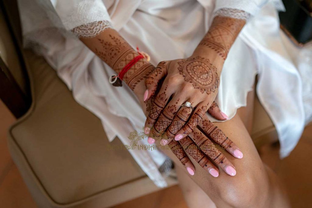 Indian wedding in Italy bridal preparation 1024x683 - High level Hindu wedding in Tuscany