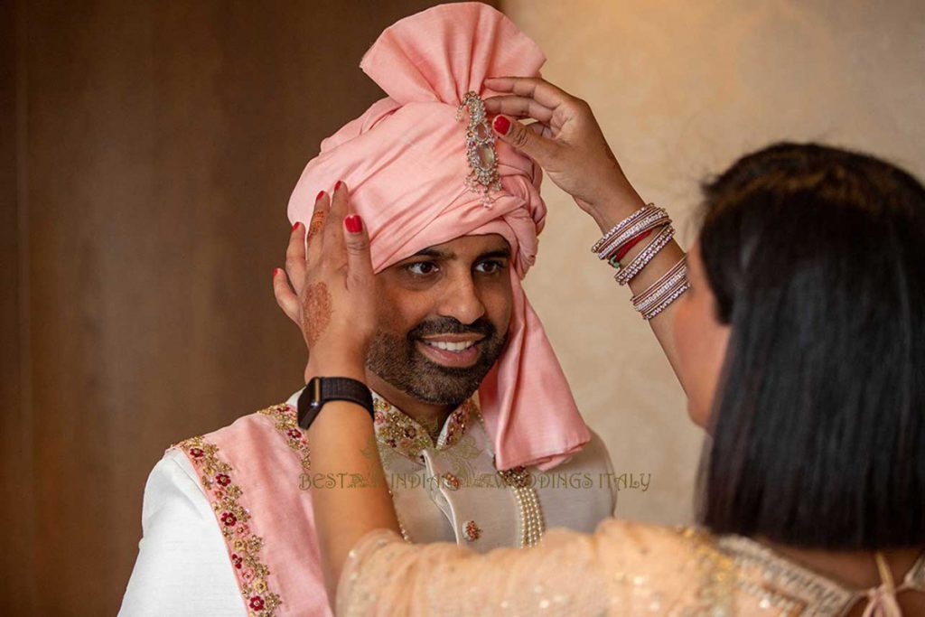 Indian wedding in Italy turban 1024x683 - High level Hindu wedding in Tuscany