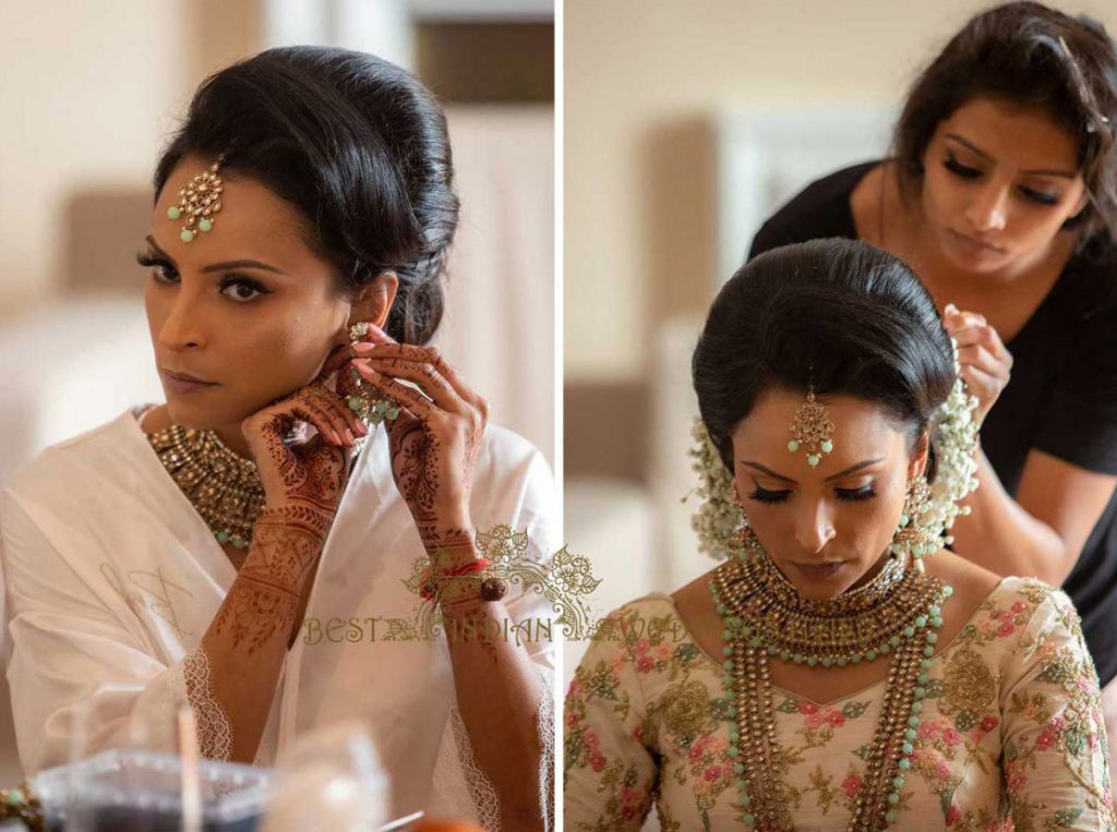 Indian wedding in Tuscany bride getting ready 1024x763 - High level Hindu wedding in Tuscany