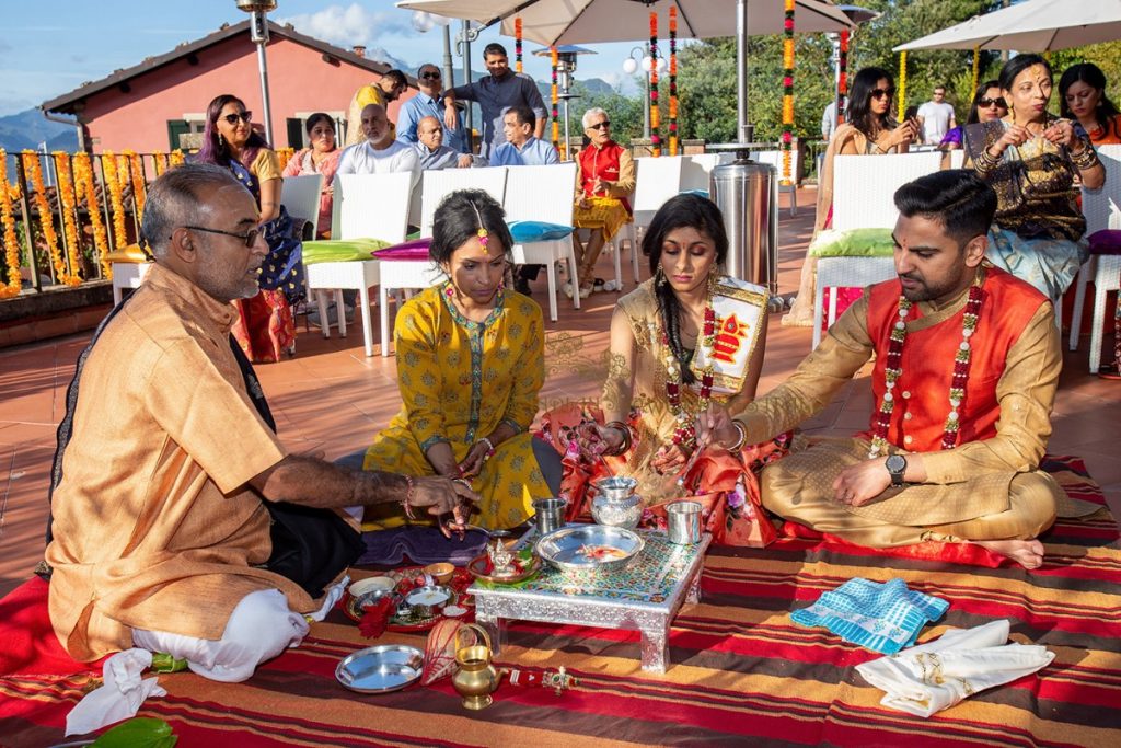 ganesh puja in tuscany 1024x683 - Pre-wedding Hindu functions in Tuscany, Italy