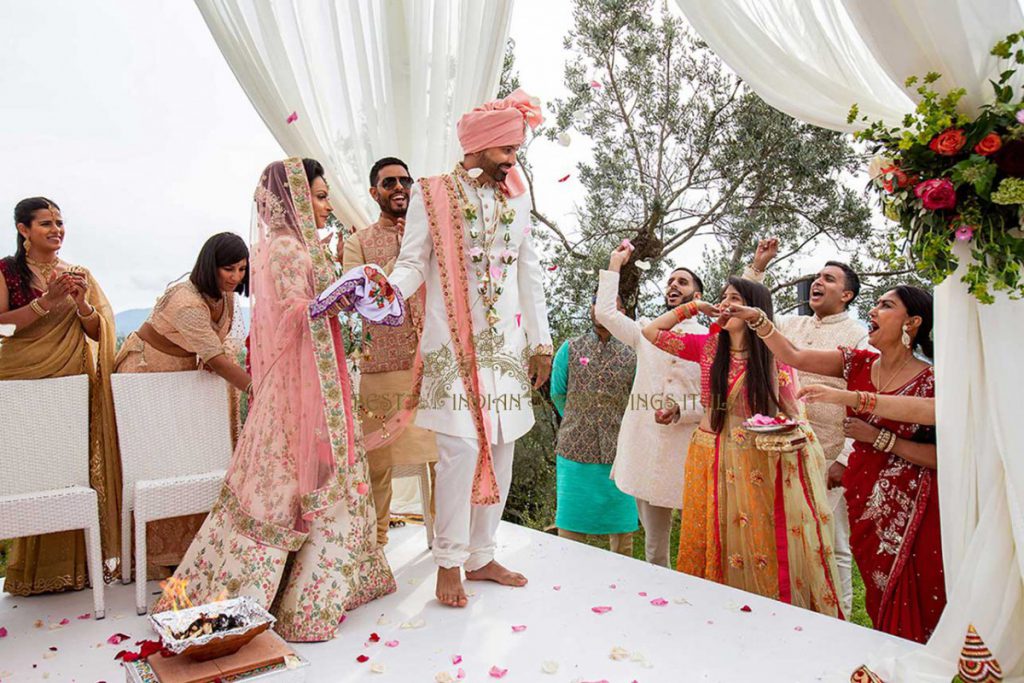 hindu wedding in Italy authentic ceremony 1 1024x683 - High level Hindu wedding in Tuscany