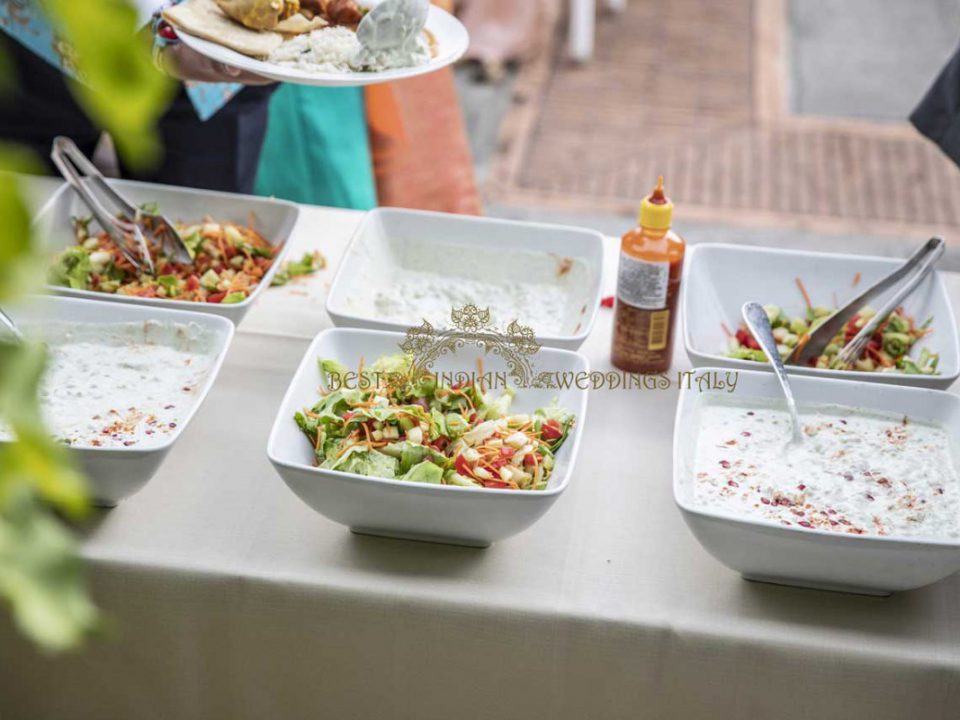 hindu wedding in italy dishes 960x720 - Indian food