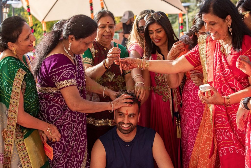 pithi indian groom italy 1024x683 - Pre-wedding Hindu functions in Tuscany, Italy