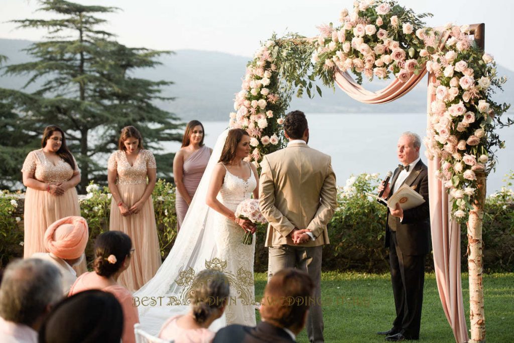 symbolic wedding for indian couple in italy 1024x684 - Luxury Indian wedding on the lake in Italy