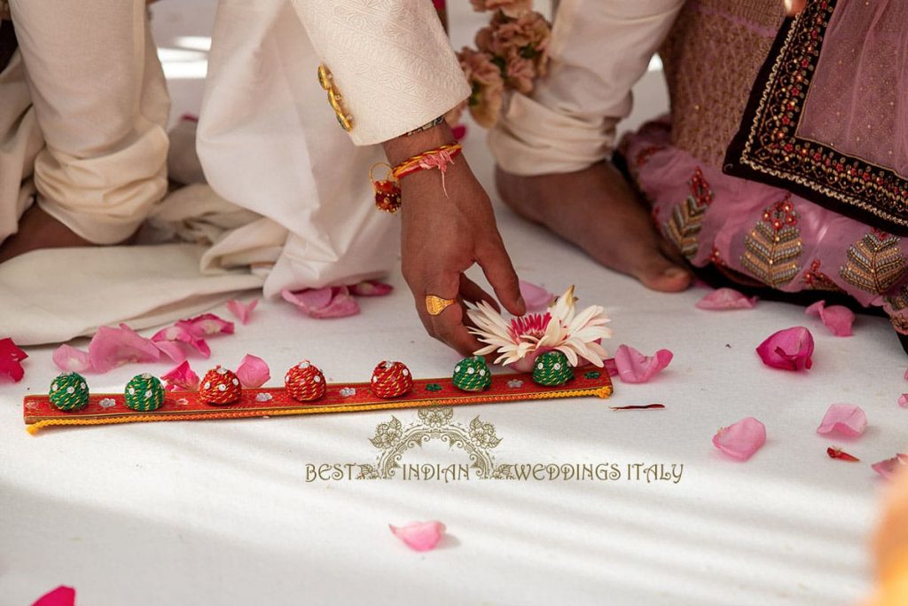 Mandap pheras ceremony in italy 1024x683 - Breathtaking seaview wedding in Sorrento