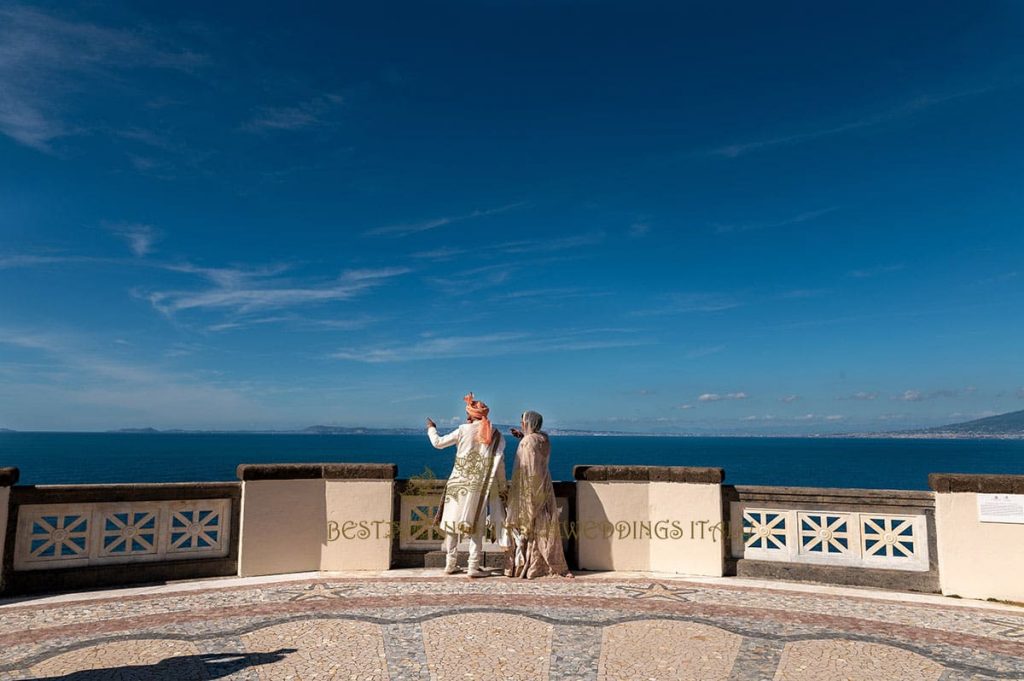 italian sea as backdrop for indian wedding 1024x681 - Breathtaking seaview wedding in Sorrento