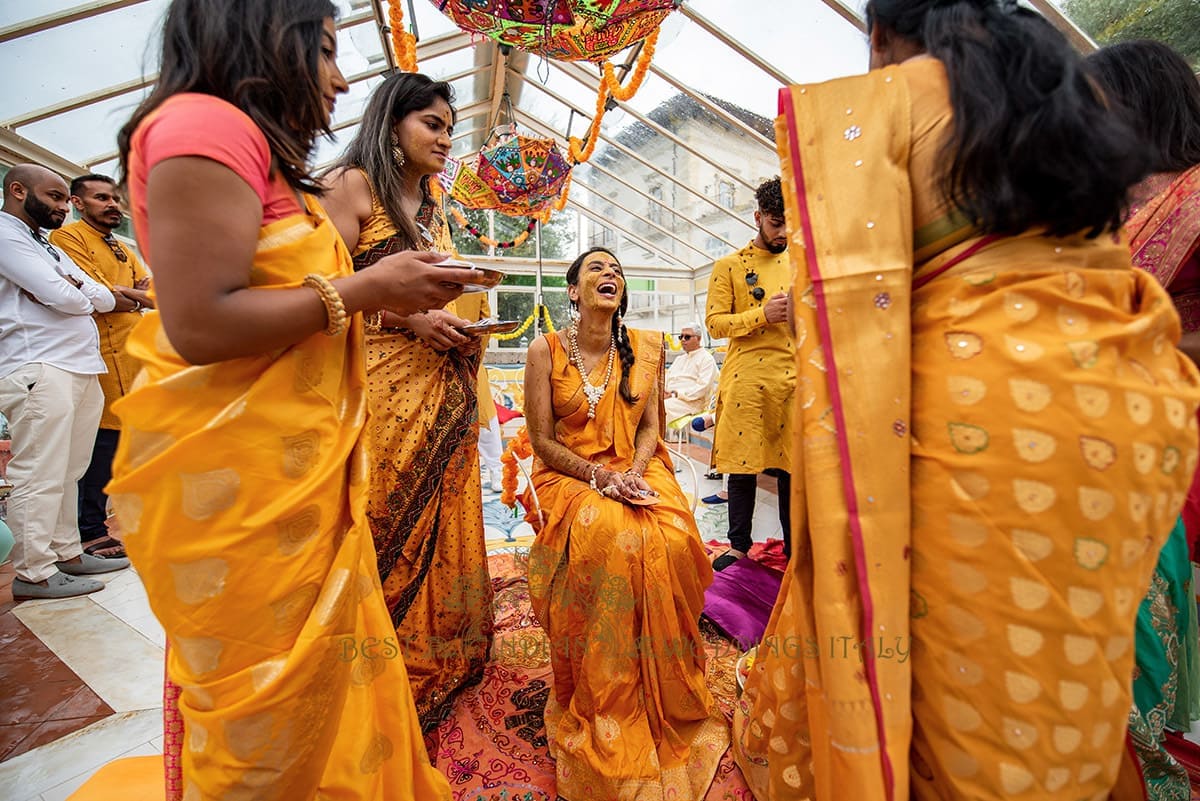  Hindu Pre wedding Events In Italy Overlooking The Sea Of Sorrento