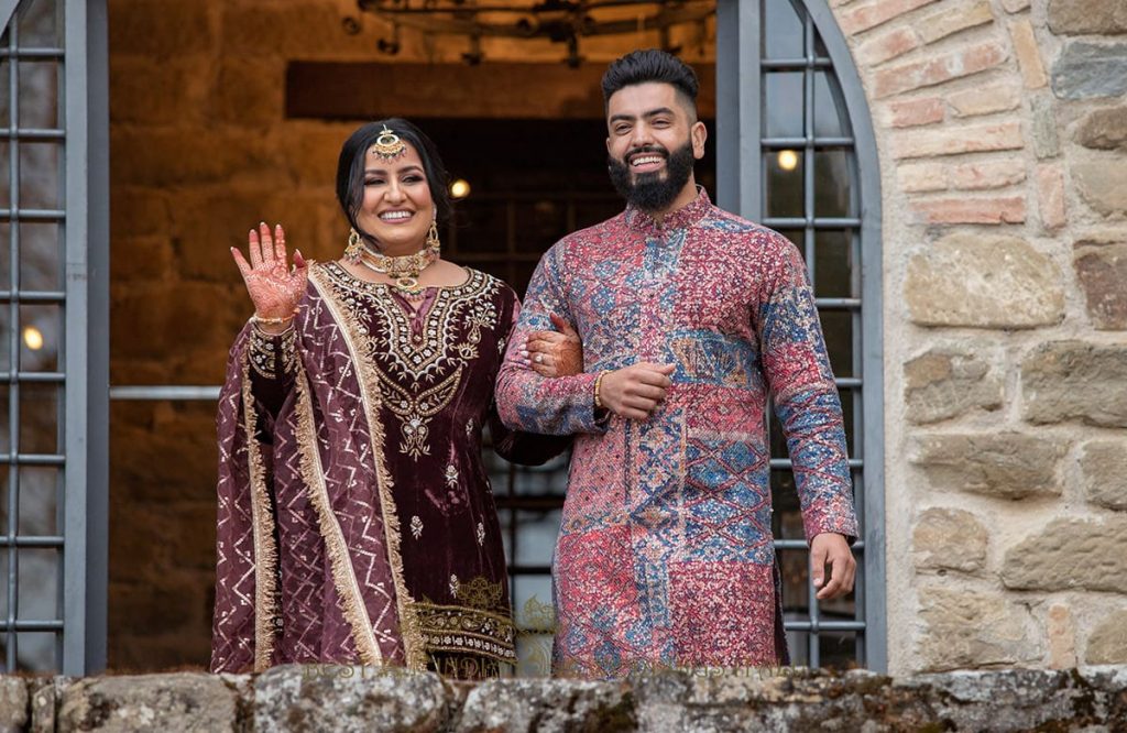 sikh couple at their pre wedding events in italy 1024x666 - Traditional Sikh pre-wedding events in Italy