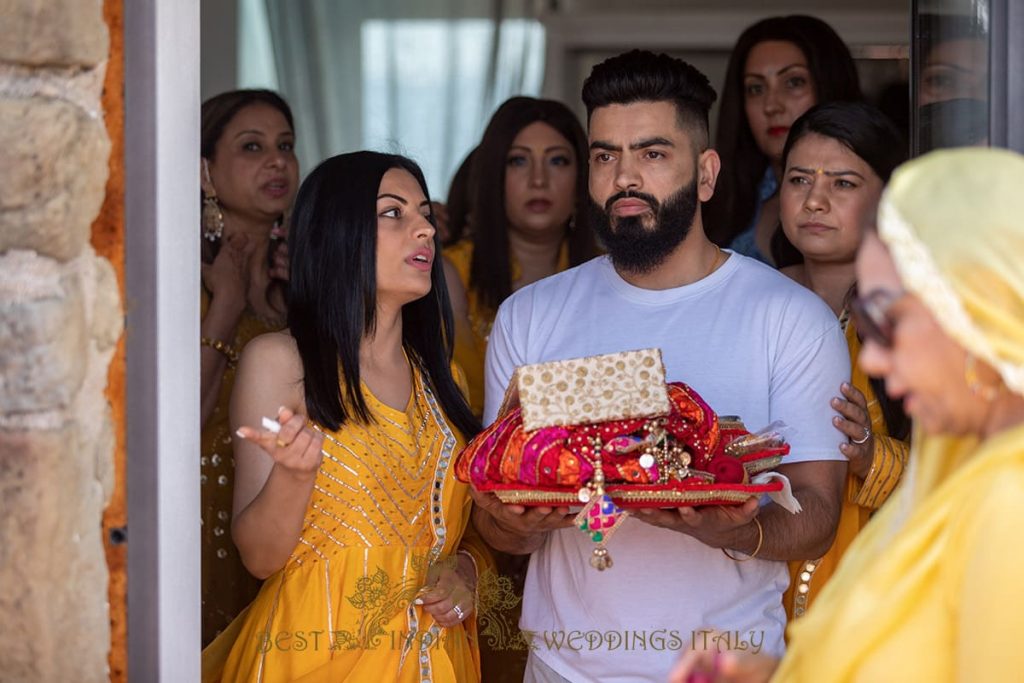 sikh groom ready for mayian 1024x683 - Traditional Sikh pre-wedding events in Italy