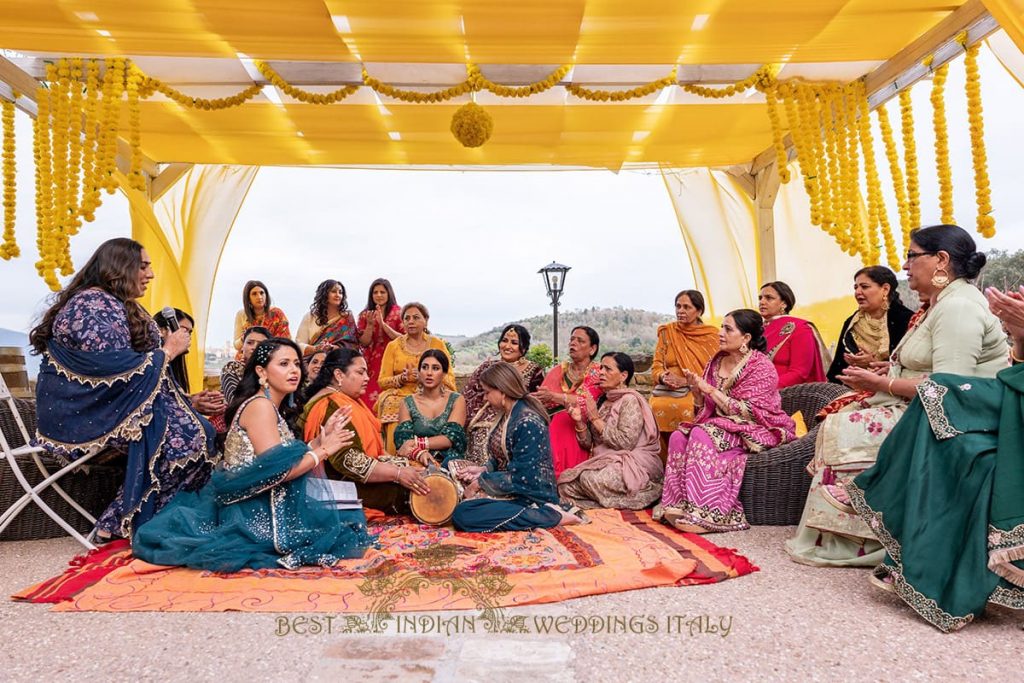 sikh prewedding event abroad 1024x683 - Traditional Sikh pre-wedding events in Italy