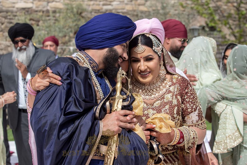 happy indian couple at their destination wedding 1024x683 - Fairy Tale Sikh wedding in an Italian castle in Umbria