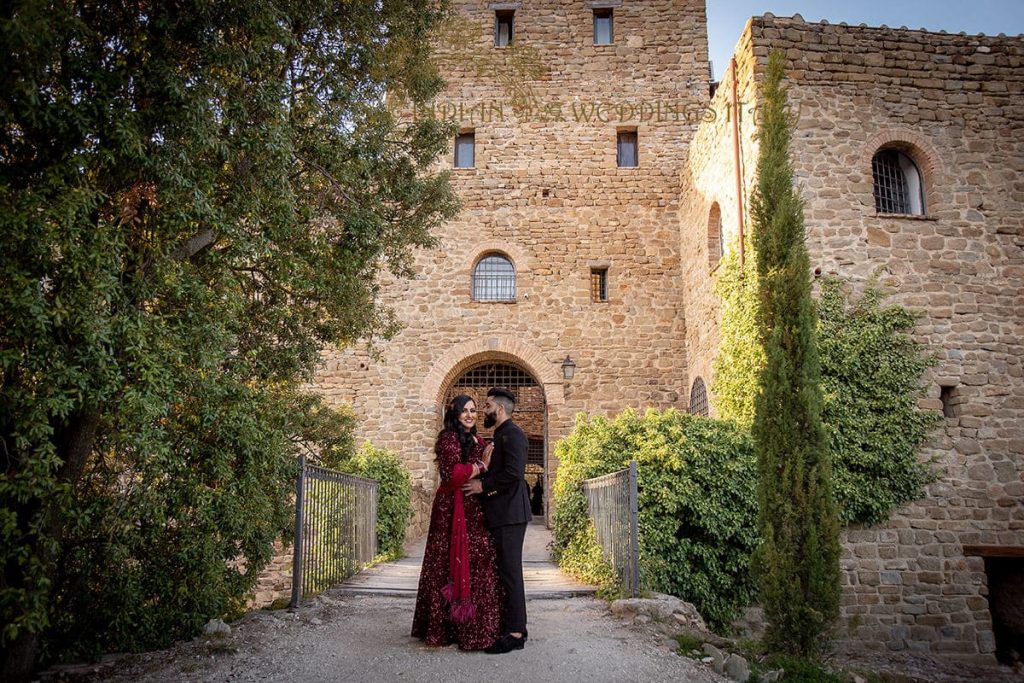 indian castle wedding in umbria 1024x683 - How easy is it to choose a wedding venue in Italy?