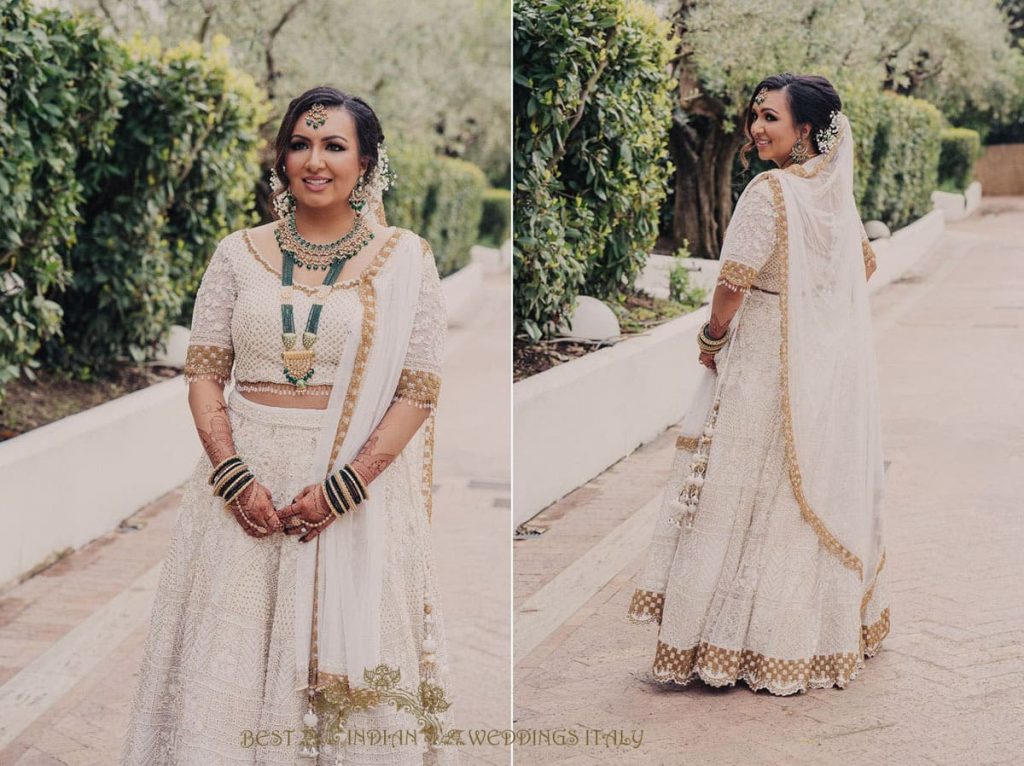 indian hindu bride in italy 1024x766 - Beautiful seaside Indian wedding in Southern Italy