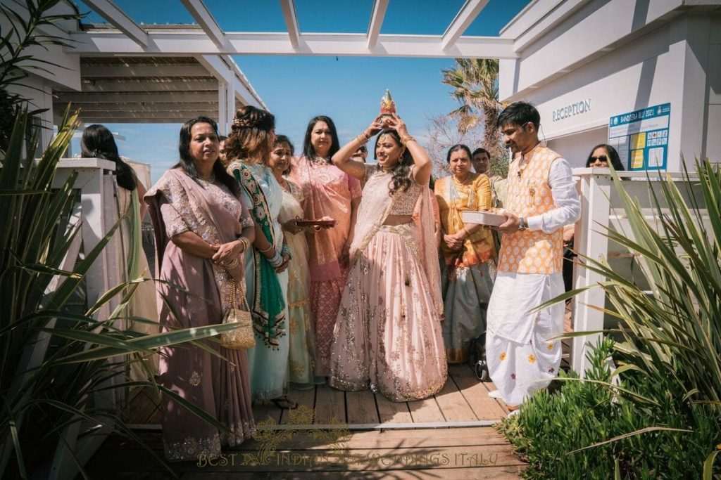 waiting for indian groom in italy 1024x683 - Beautiful seaside Indian wedding in Southern Italy