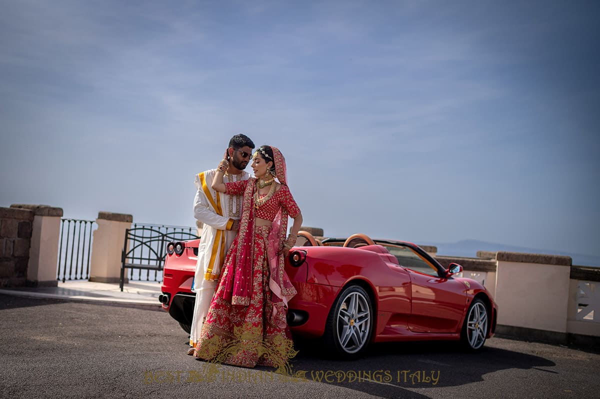 indian couple on the sea in italy - Portfolio