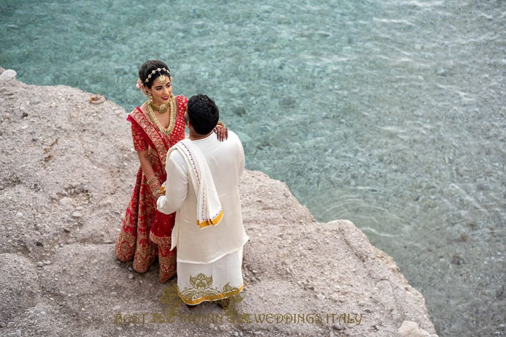 indian destination wedding in sorrento 1024x683 - Tamil and Gujarati Hindu wedding on the Amalfi coast