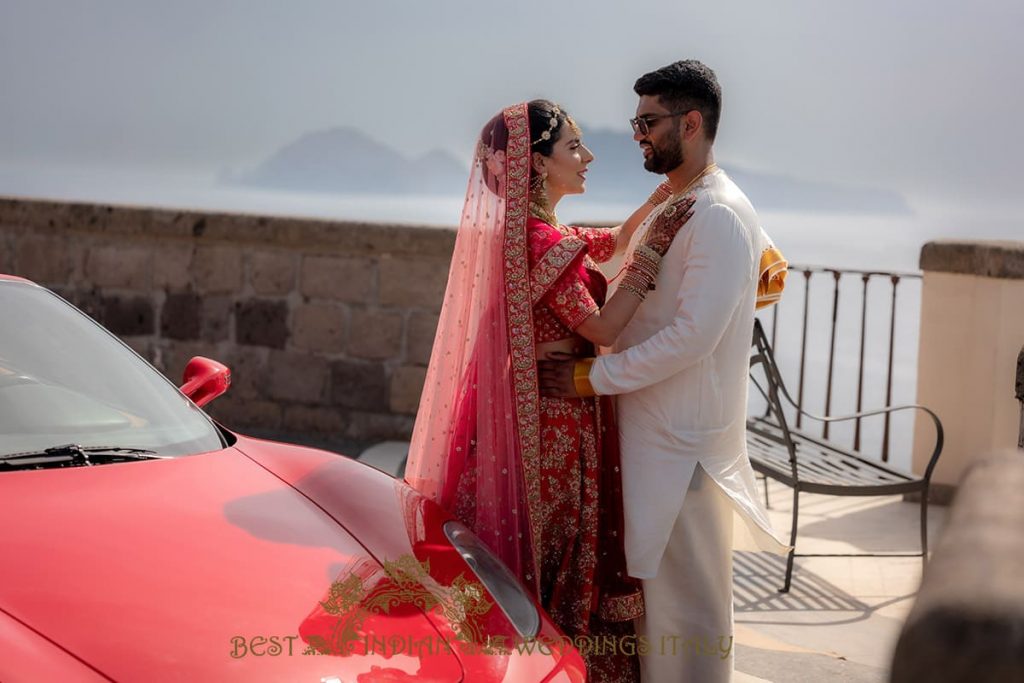 indian wedding on the sea in sorrento 1024x683 - Tamil and Gujarati Hindu wedding on the Amalfi coast