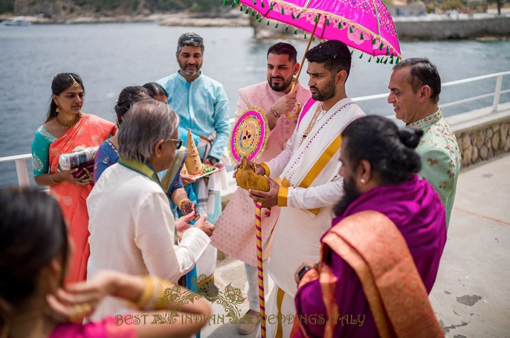 tamil wedding on the coast in italy 1024x680 - Tamil and Gujarati Hindu wedding on the Amalfi coast