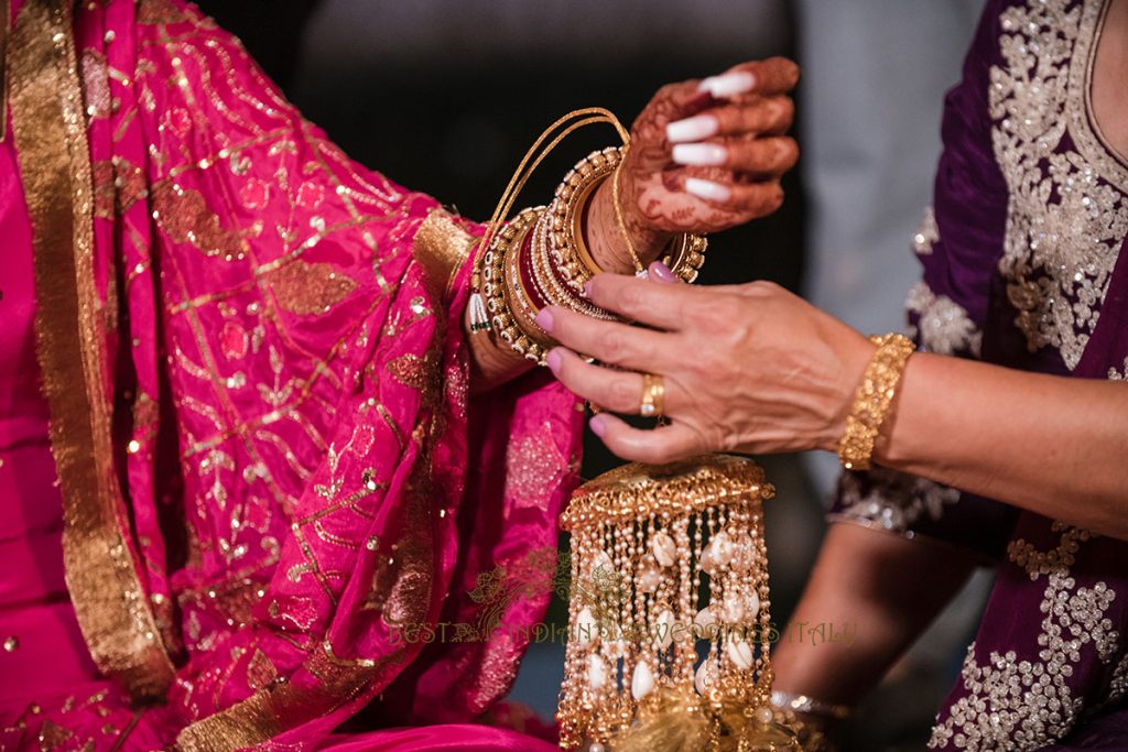 bridal kaleera italy 1024x683 - Mystical Sikh wedding in the woods of the Amalfi coast