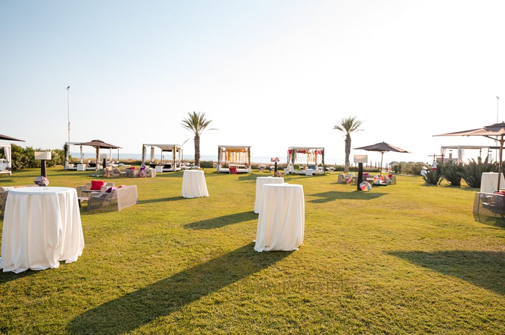 indian pre wedding event setup on the sea 1024x681 - Mystical Sikh wedding in the woods of the Amalfi coast