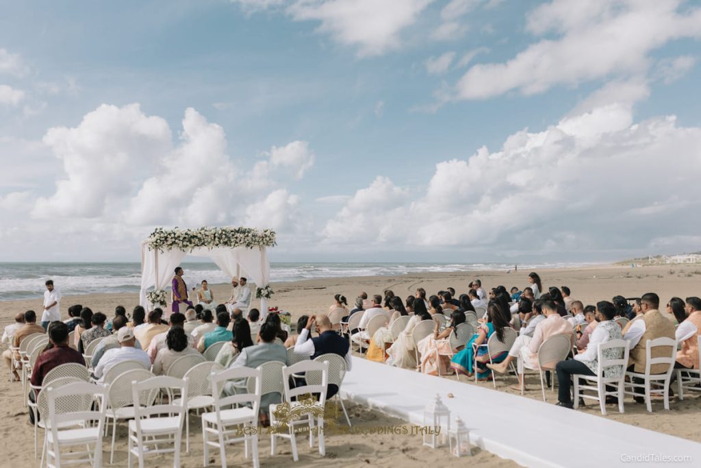 hindu wedding on the beach in italy 1024x683 - 4-days Indian beach wedding celebrations in Italy