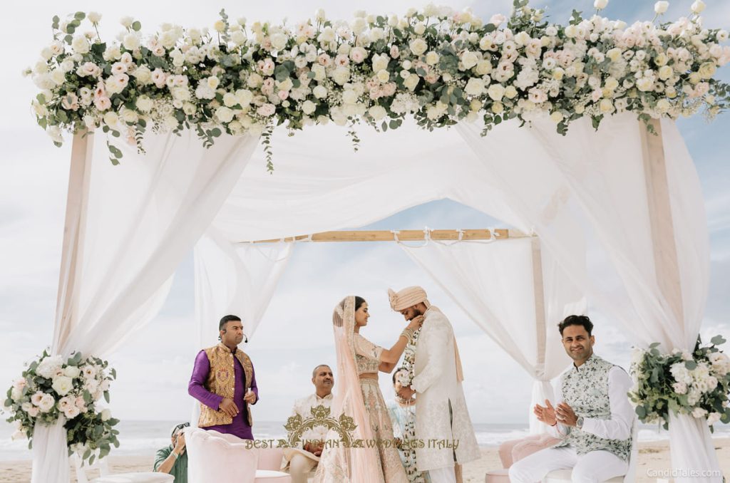 indian beach wedding italy 1024x678 - 4-days Indian beach wedding celebrations in Italy