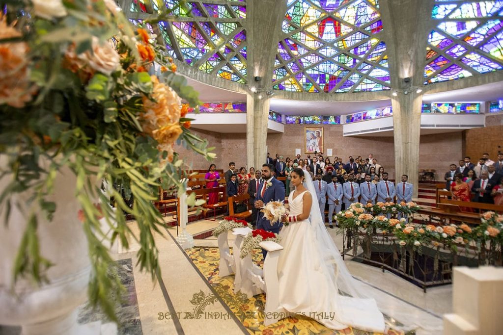 catholic tamil wedding italy 1024x683 - Tamil Catholic wedding in Italy