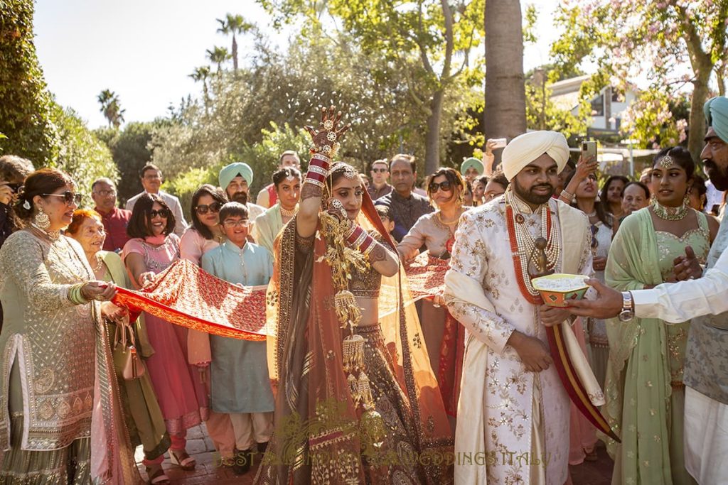 doli sikh ritual 1024x683 - Outdoor Sikh wedding ceremony in Italy