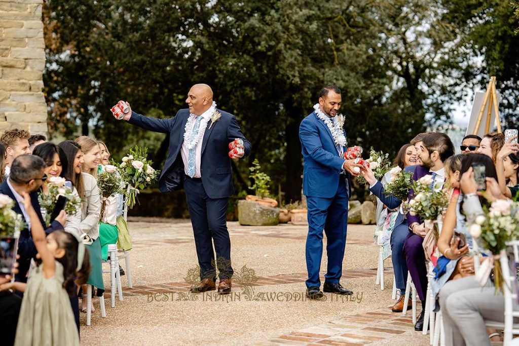 beer boys indian wedding italy 1024x683 - Romantic legal wedding in a beautiful castle in Italy