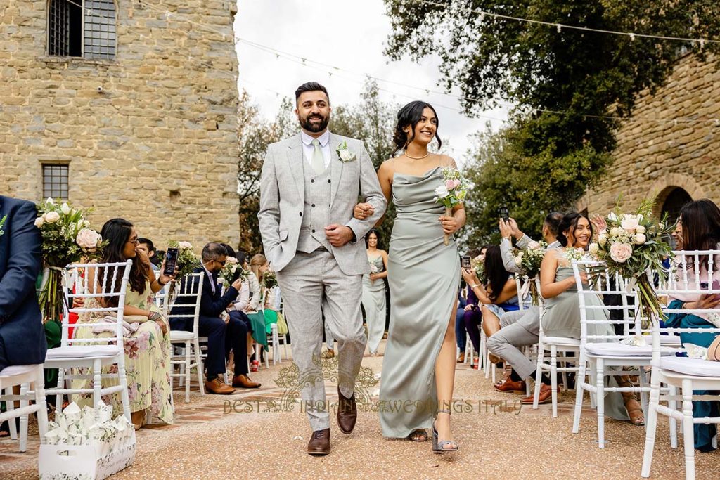 civil wedding umbria setup 1024x683 - Romantic legal wedding in a beautiful castle in Italy