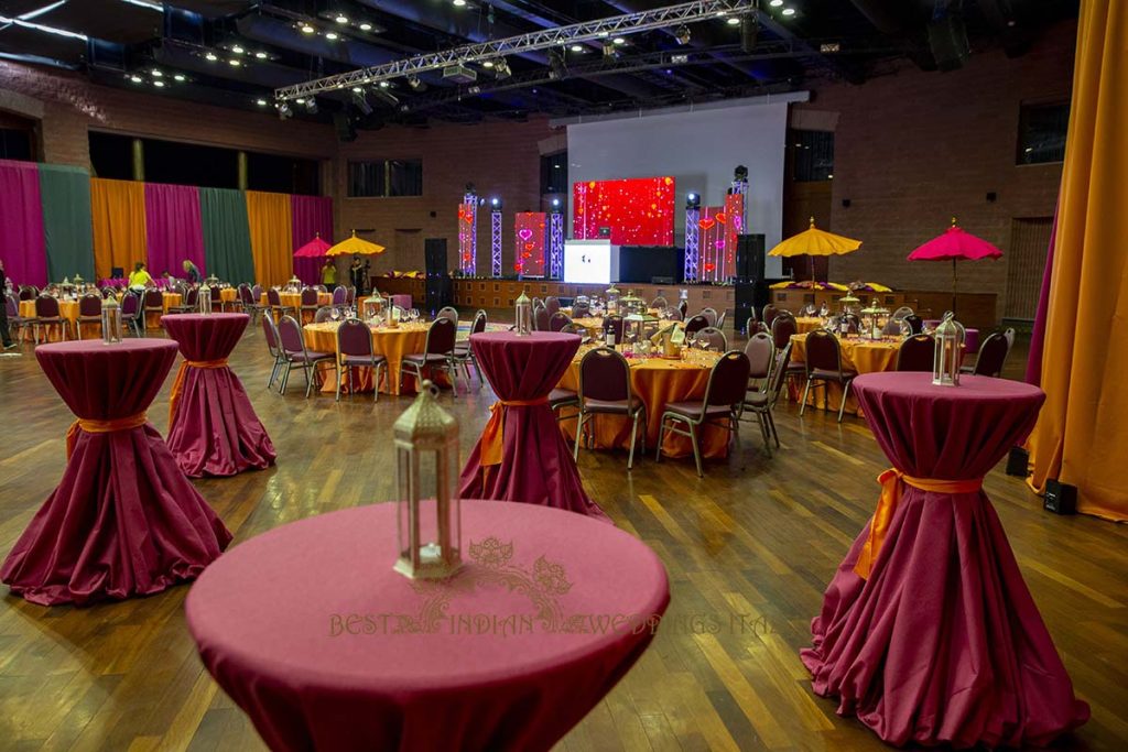 colorful drapery for indian pre wedding party 1024x683 - Sikh pre-wedding events in Italy with a wow-factor