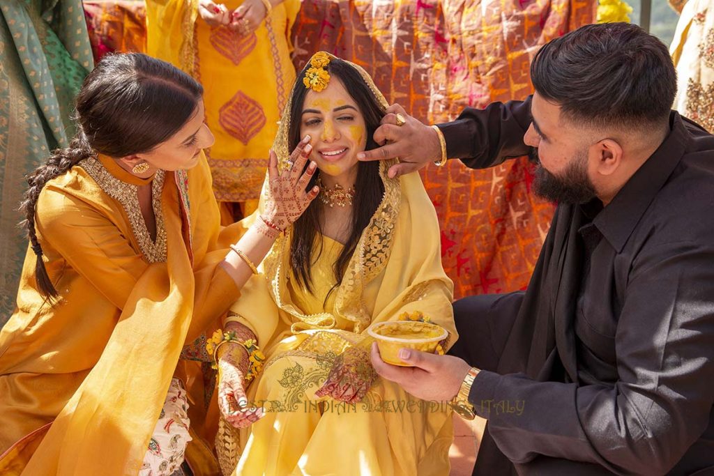 haldi sikh pre wedding ritual italy 1024x683 - Sikh pre-wedding events in Italy with a wow-factor