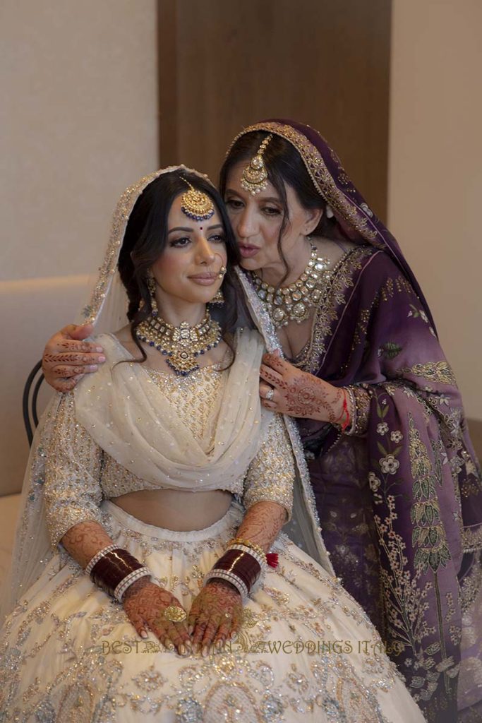 indian bride portrait 683x1024 - Elegant Sikh wedding ceremony in the countryside of Italy