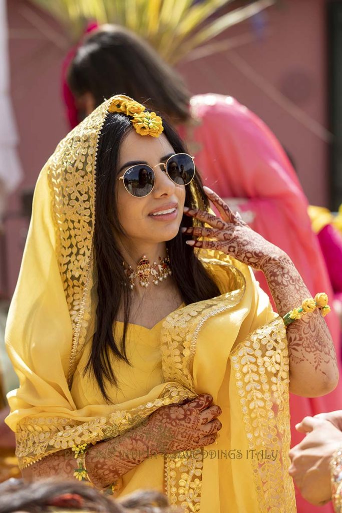 indian bride pre wedding italy 683x1024 - Sikh pre-wedding events in Italy with a wow-factor