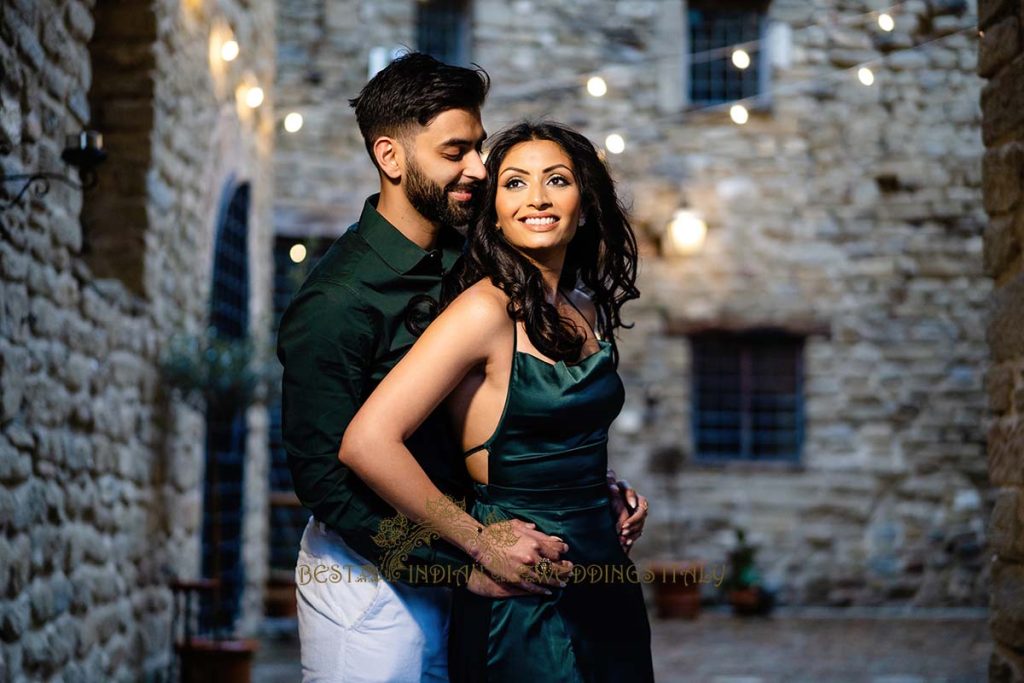 indian couple wedding photo italy 1024x683 - Romantic legal wedding in a beautiful castle in Italy