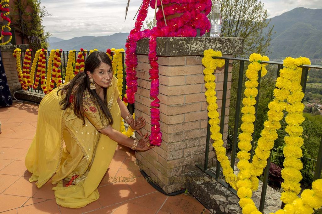 indian traditional decor italy 1024x683 - Sikh pre-wedding events in Italy with a wow-factor