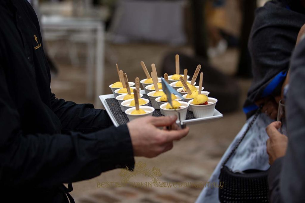 italian finger food wedding 1024x683 - Romantic legal wedding in a beautiful castle in Italy