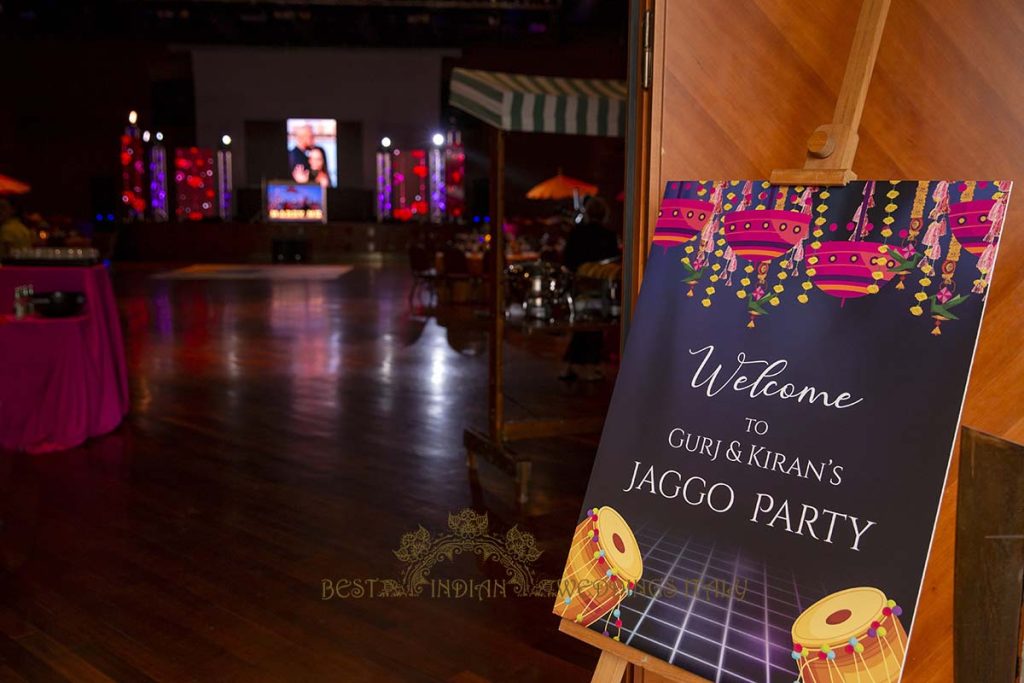 jaggo welcome board stationery 1024x683 - Sikh pre-wedding events in Italy with a wow-factor